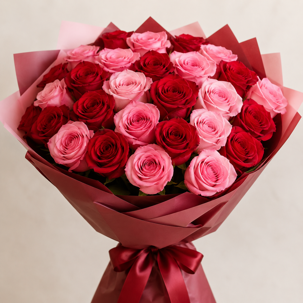 Red & Rose: The Beauty of Blooming Together 🌹