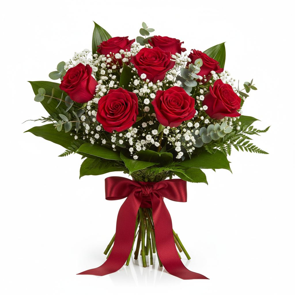 Romantic Red Rose Bouquet