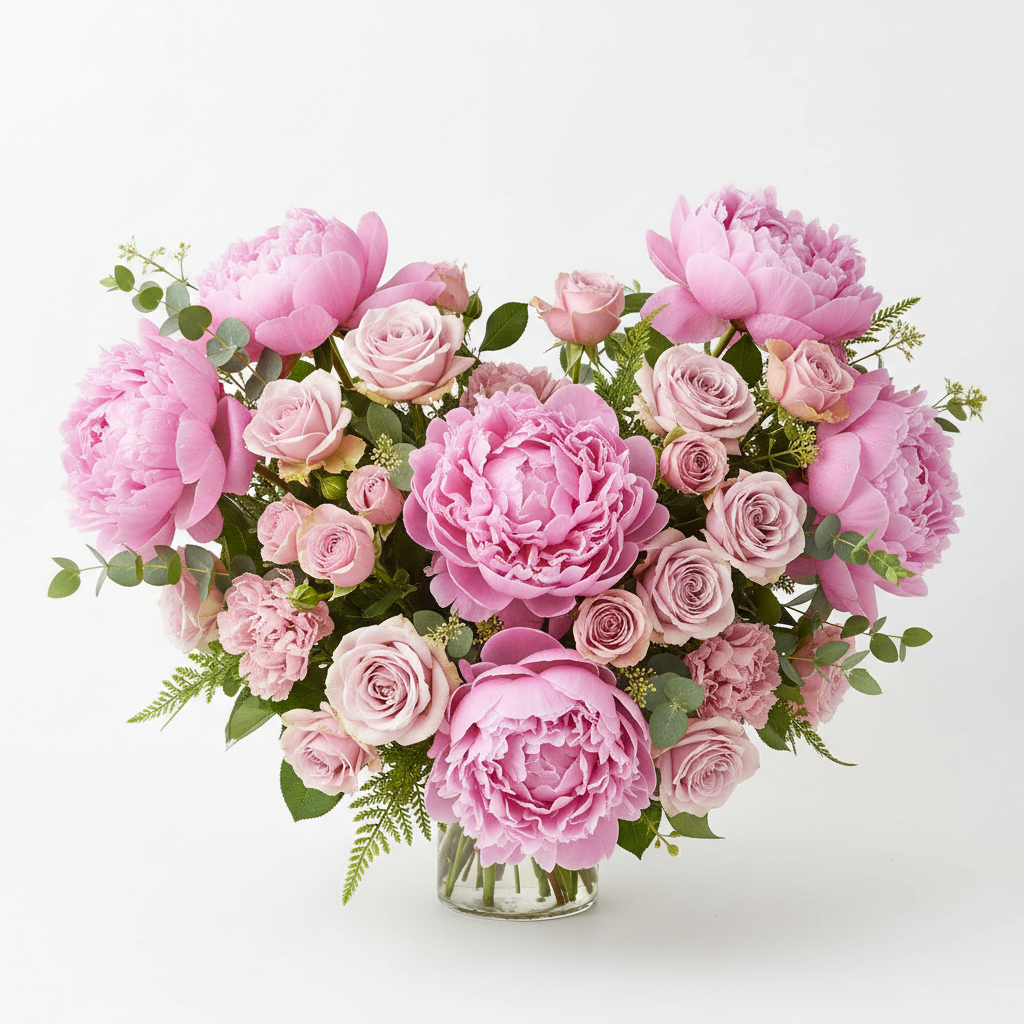 Pink Peony Love Arrangement